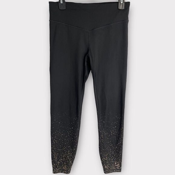 GAPFit High Waist Metallic Ombré Full Length Leggings (True Black) - Medium - Picture 3 of 15